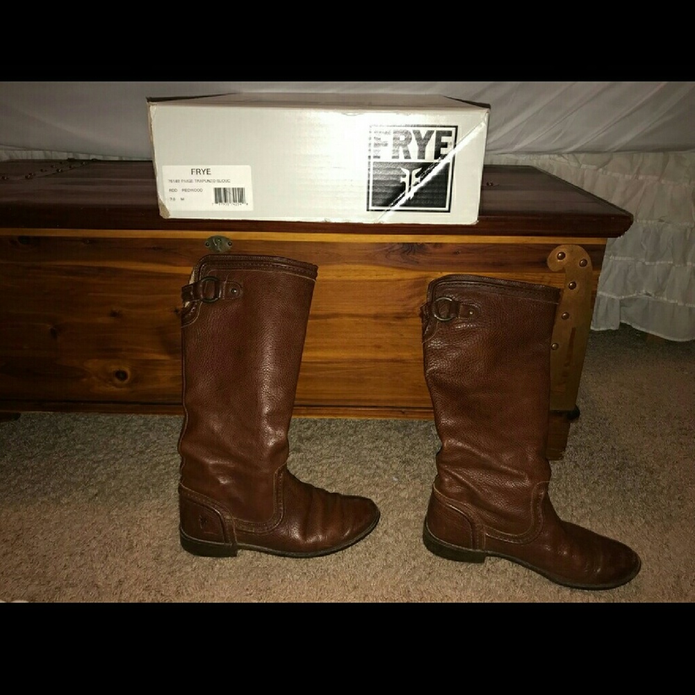 Frye Slouch Style Boots, Size 7
